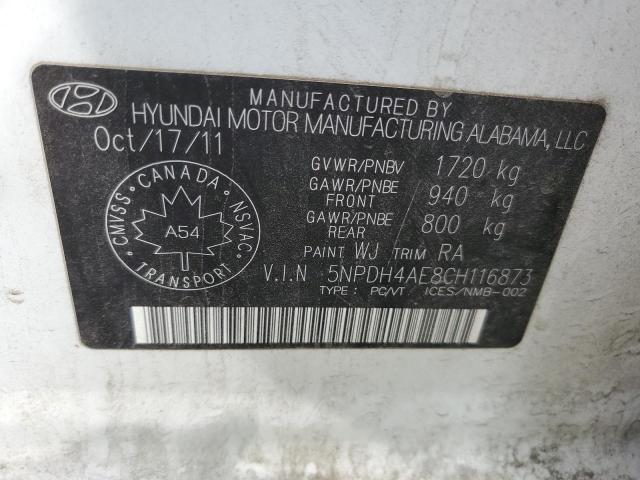 2012 HYUNDAI ELANTRA GLS