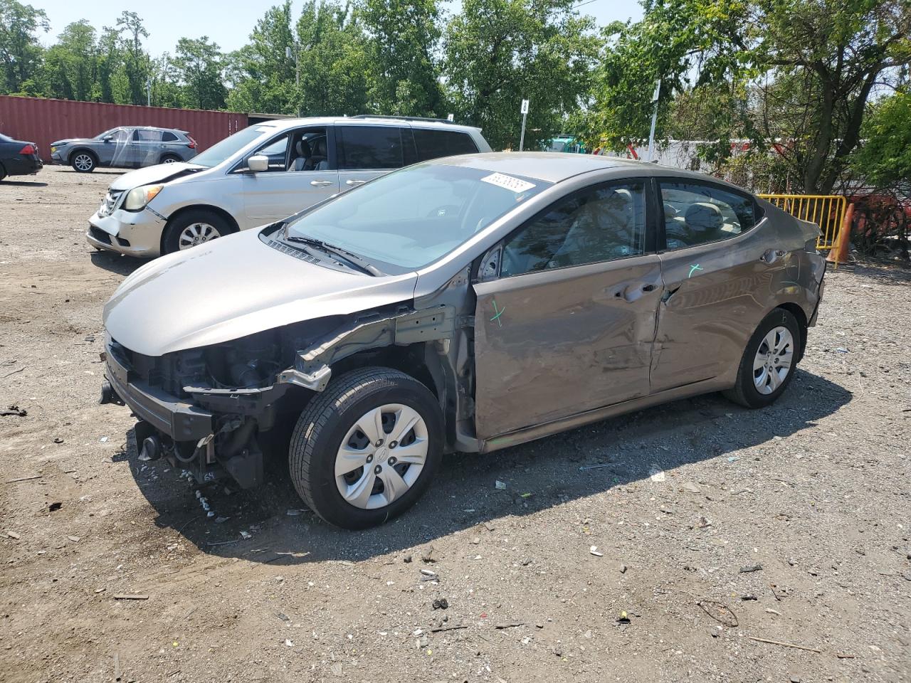 2016 Hyundai Elantra Se იყიდება Baltimore-ში, MD - Stripped
