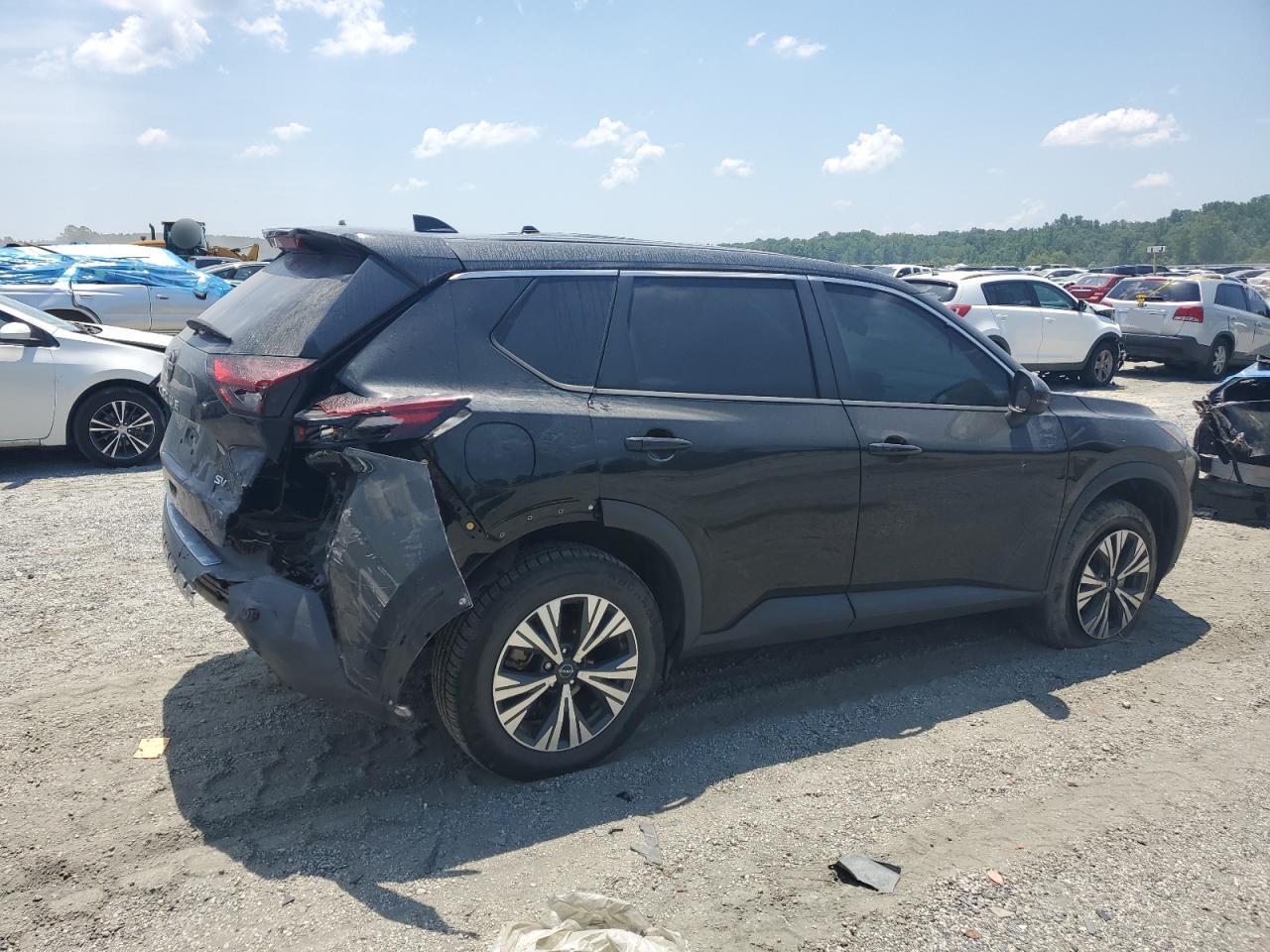 2022 Nissan Rogue Sv black null gas 5N1BT3BA2NC731201 photo #4