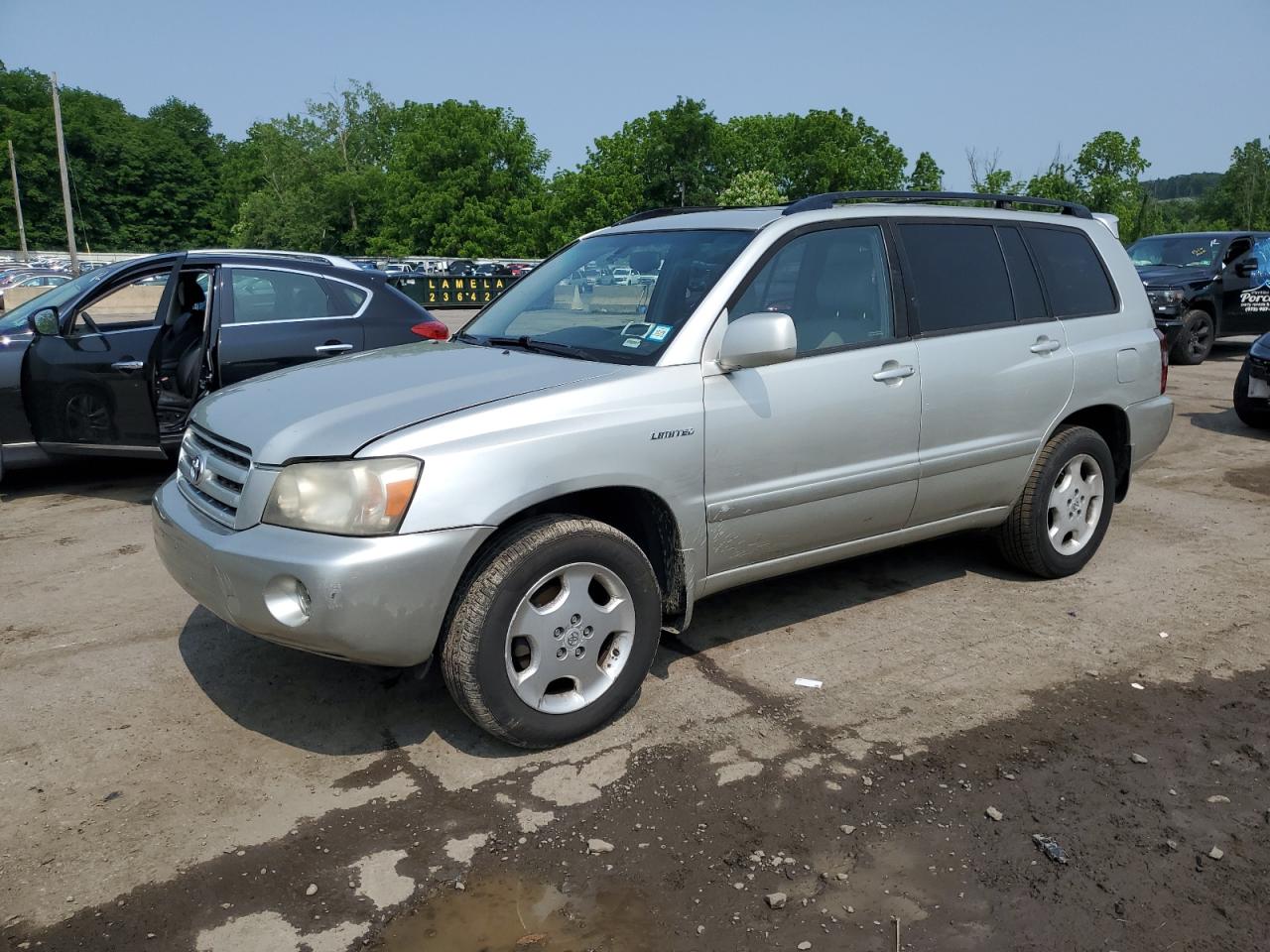 2005 Toyota Highlander Limited იყიდება Marlboro-ში, NY - Front End
