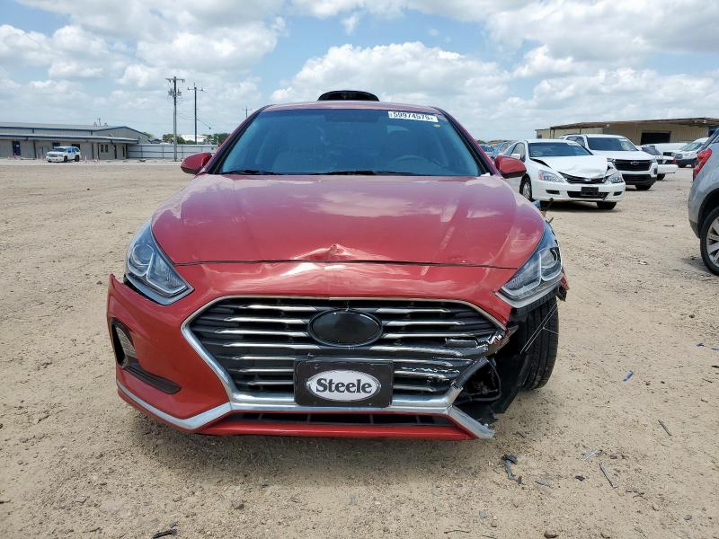  HYUNDAI SONATA 2018 Czerwony