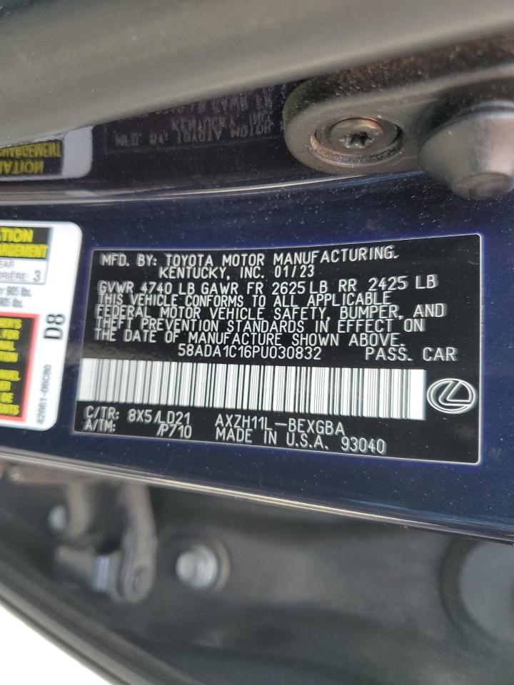 LEXUS ES300 2023 VIN 58ADA1C16PU030832 zdjęcie 12