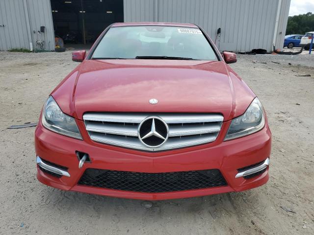  MERCEDES-BENZ C-CLASS 2012 Czerwony