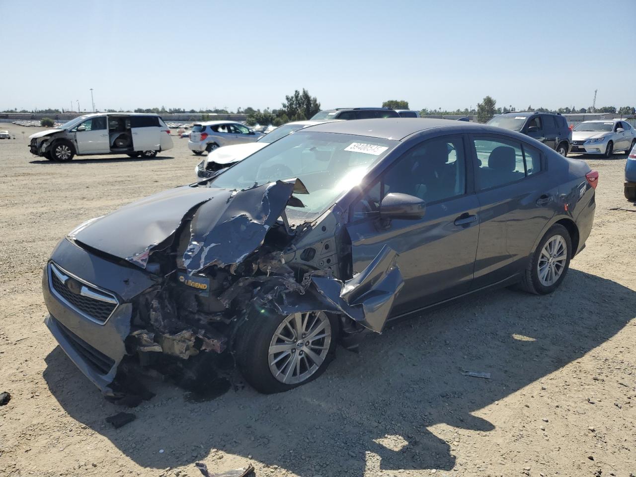 2018 Subaru Impreza Premium Plus zu verkaufen in Antelope, CA - Front End