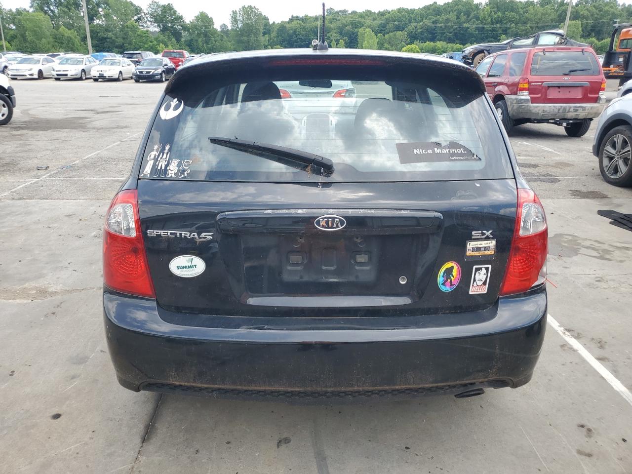 2007 Kia Spectra5 Sx VIN: KNAFE161075006800 Lot: 60958595