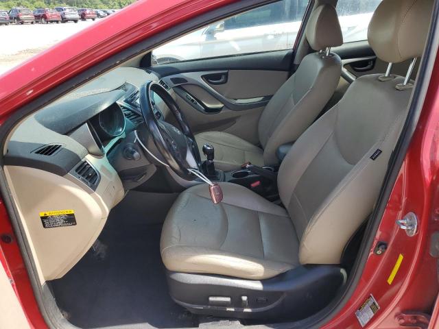  HYUNDAI ELANTRA 2015 Красный