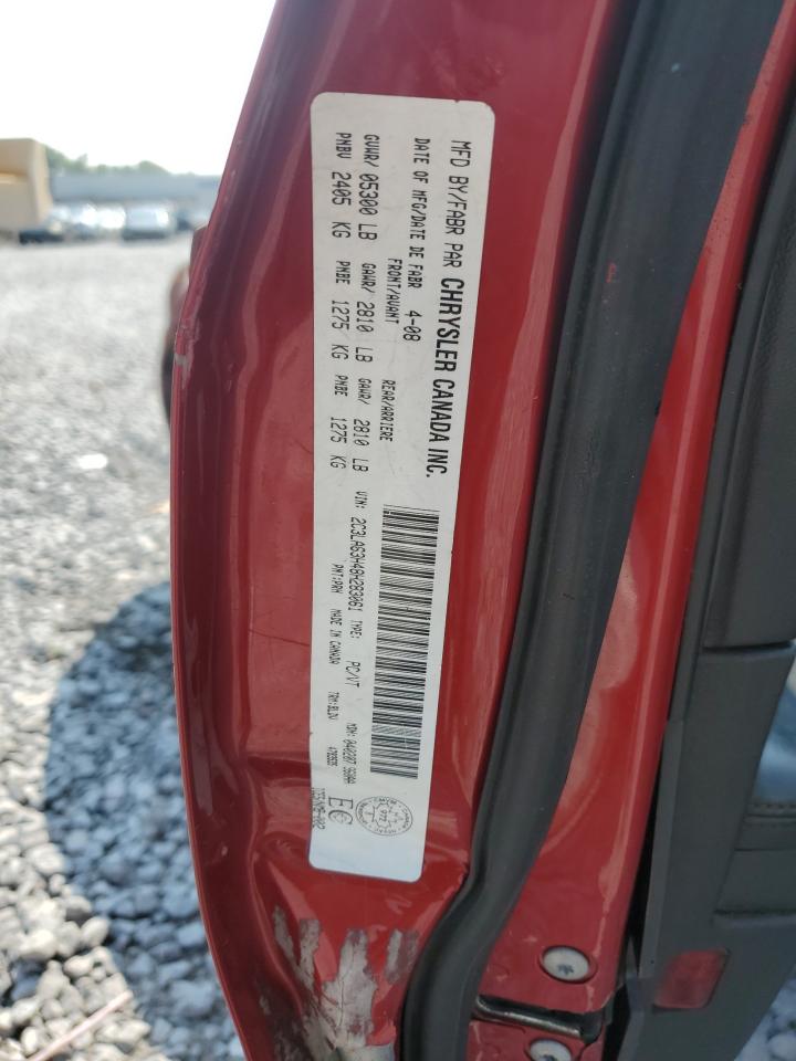 2008 Chrysler 300C VIN: 2C3LA63H48H283061 Lot: 58845285