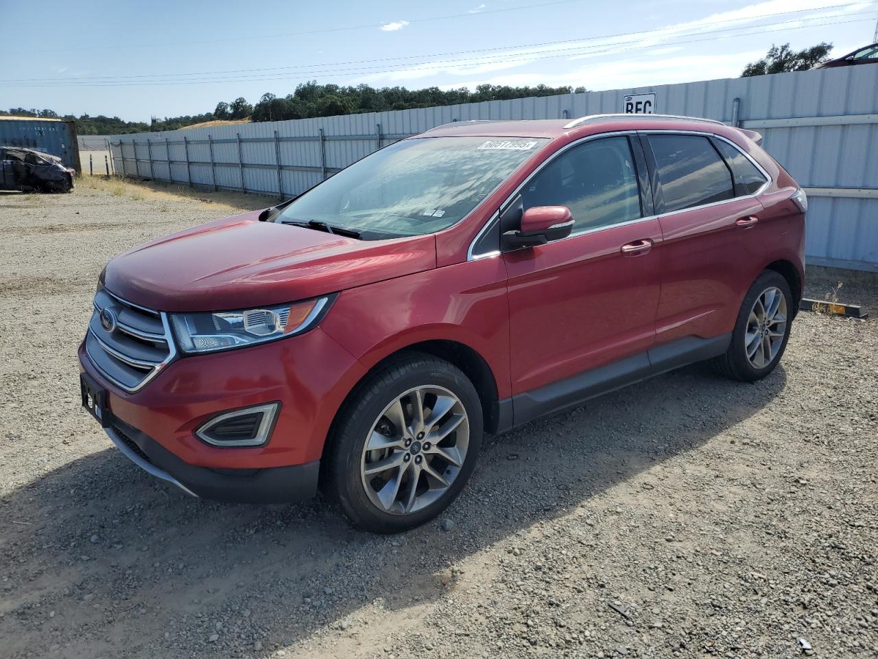 2015 Ford Edge Titanium продається в Anderson, CA - Mechanical