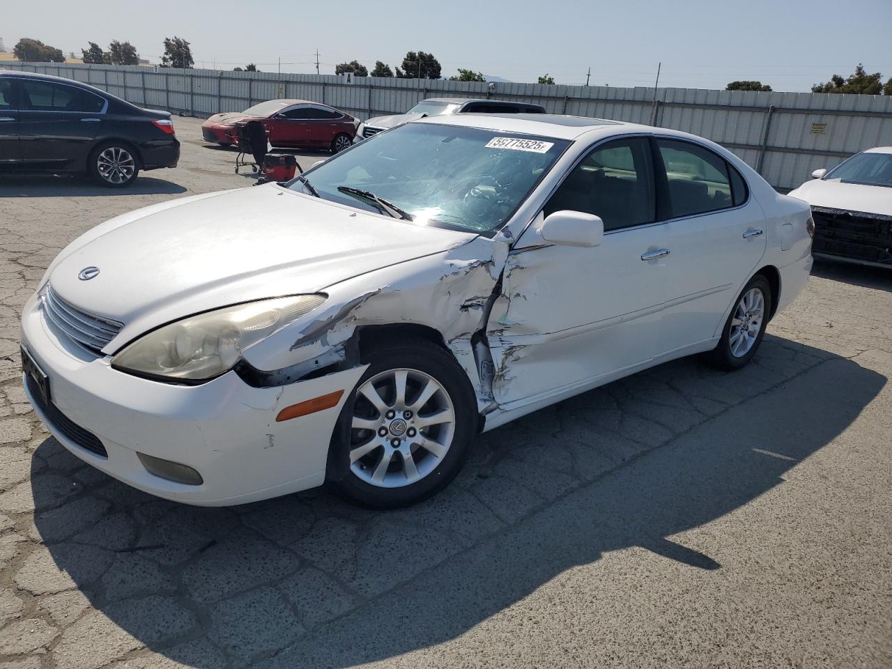 2002 Lexus Es 300 zu verkaufen in Martinez, CA - Front End