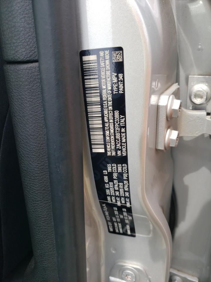 2015 Jeep Renegade Latitude VIN: ZACCJBBT2FPC33880 Lot: 59260395