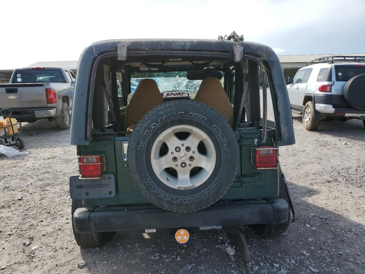 2000 Jeep Wrangler / Tj Sport VIN: 1J4FA49S0YP751597 Lot: 60793155