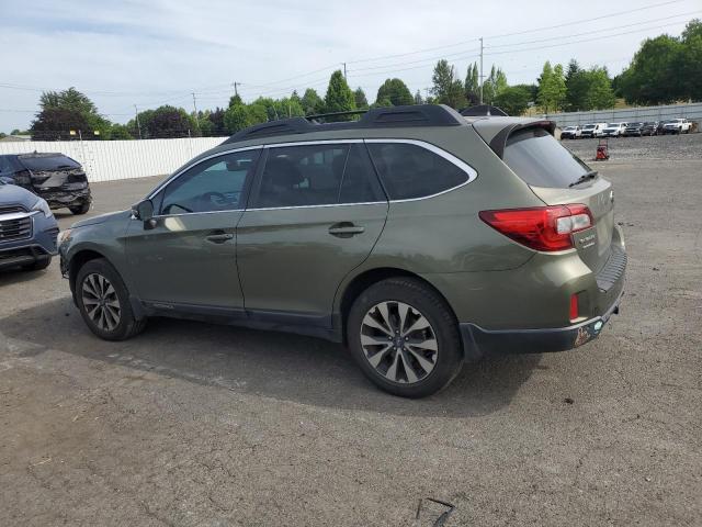  SUBARU OUTBACK 2017 Зеленый