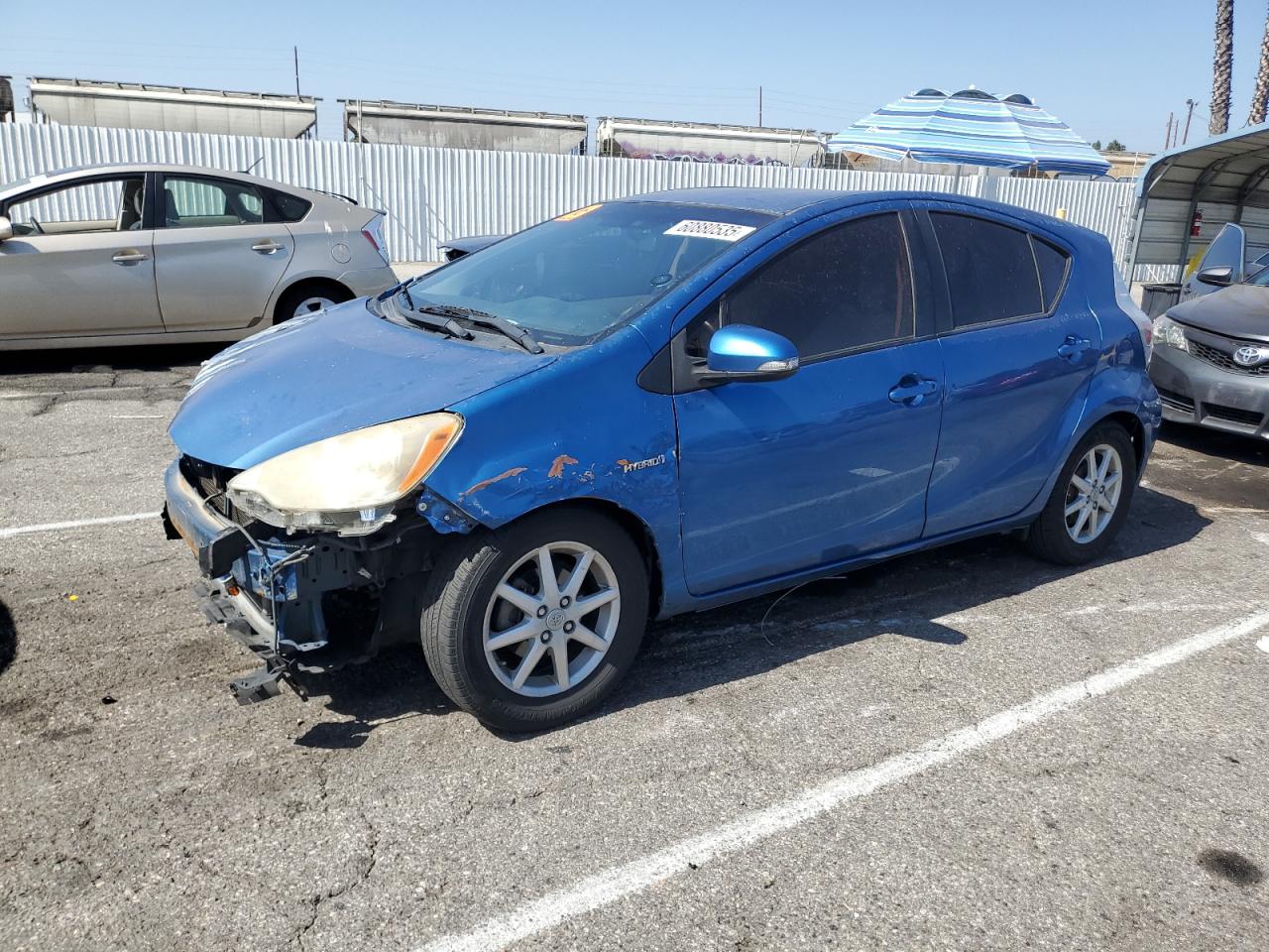 2013 Toyota Prius C en Venta en Van Nuys, CA - Front End