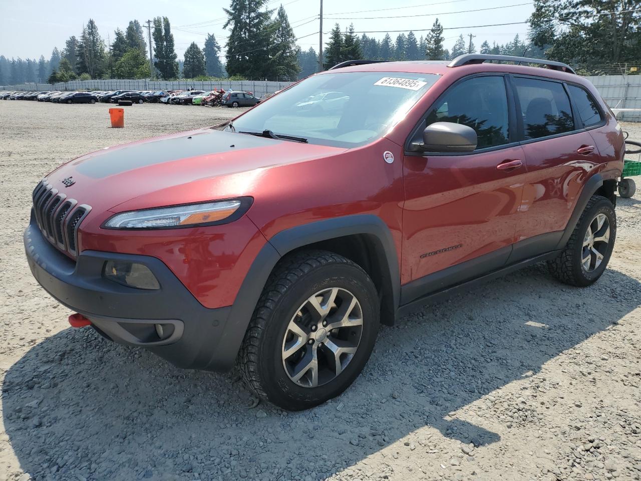 2015 Jeep Cherokee Trailhawk продається в Graham, WA - Rear End