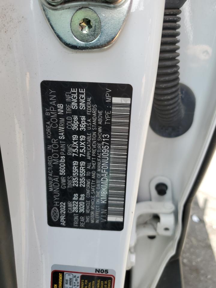 2022 Hyundai Ioniq 5 Se VIN: KM8KMDAF0NU095713 Lot: 62504855