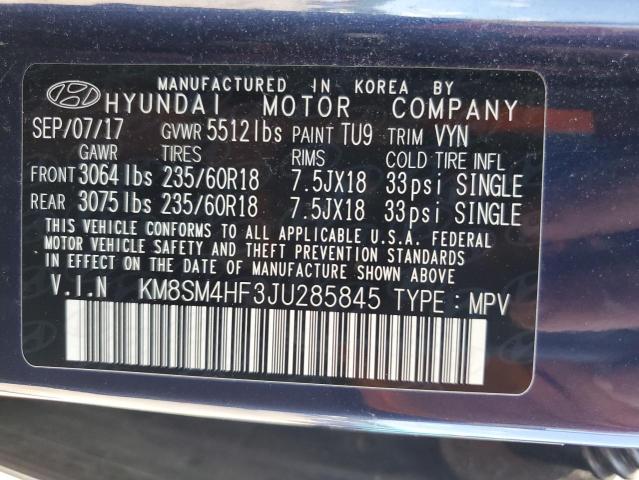 2018 HYUNDAI SANTA FE SE  