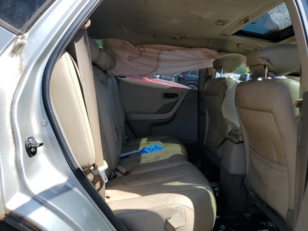 2005 Nissan Murano Sl VIN: JN8AZ08W25W444038 Lot: 61986295