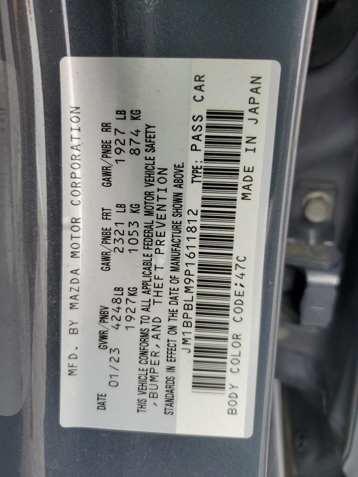 2023 Mazda 3 Preferred VIN: JM1BPBLM9P1611812 Lot: 62710575