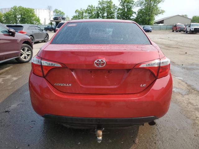  TOYOTA COROLLA 2014 Червоний