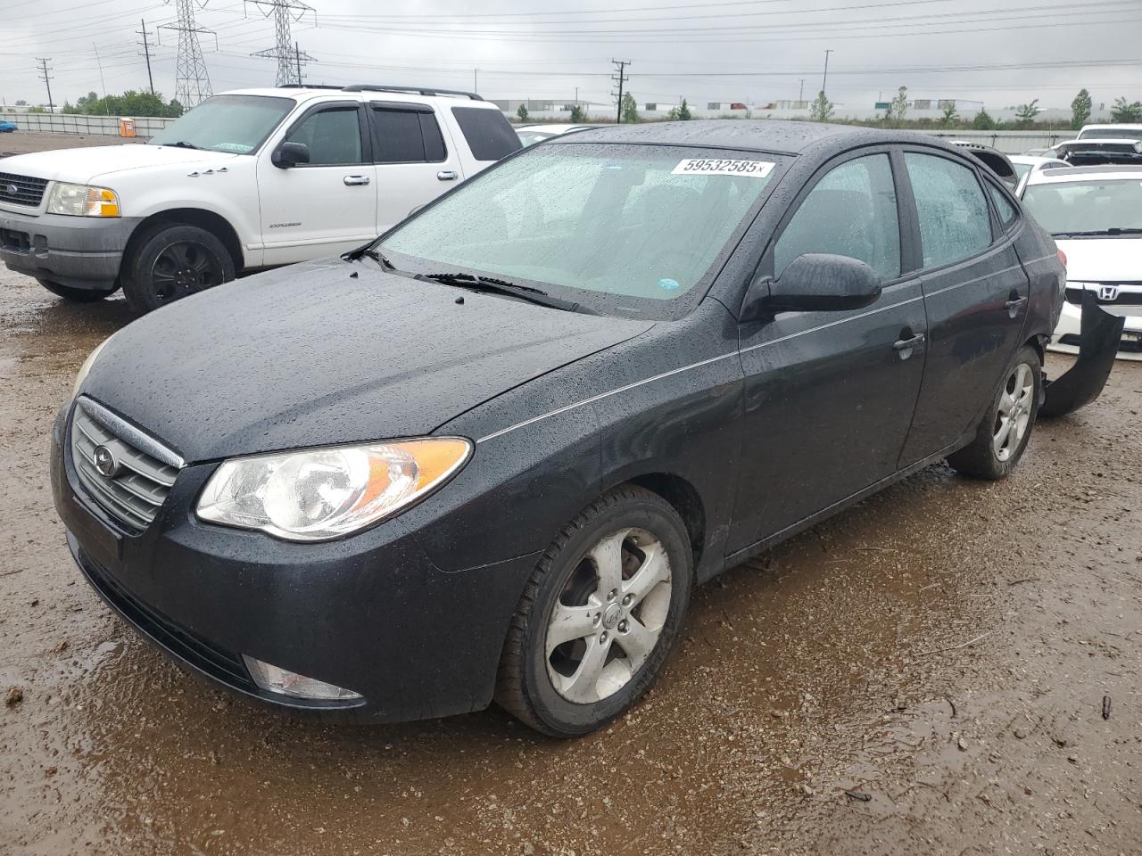 2008 Hyundai Elantra Gls de vânzare în Elgin, IL - Rear End