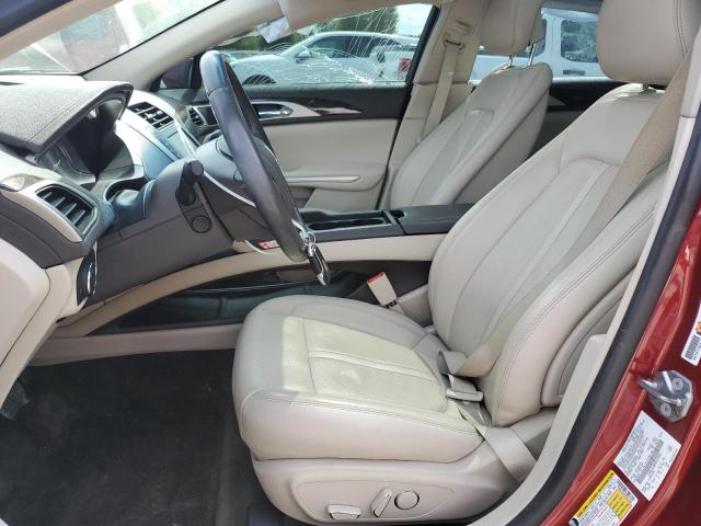  LINCOLN MKZ 2016 Red
