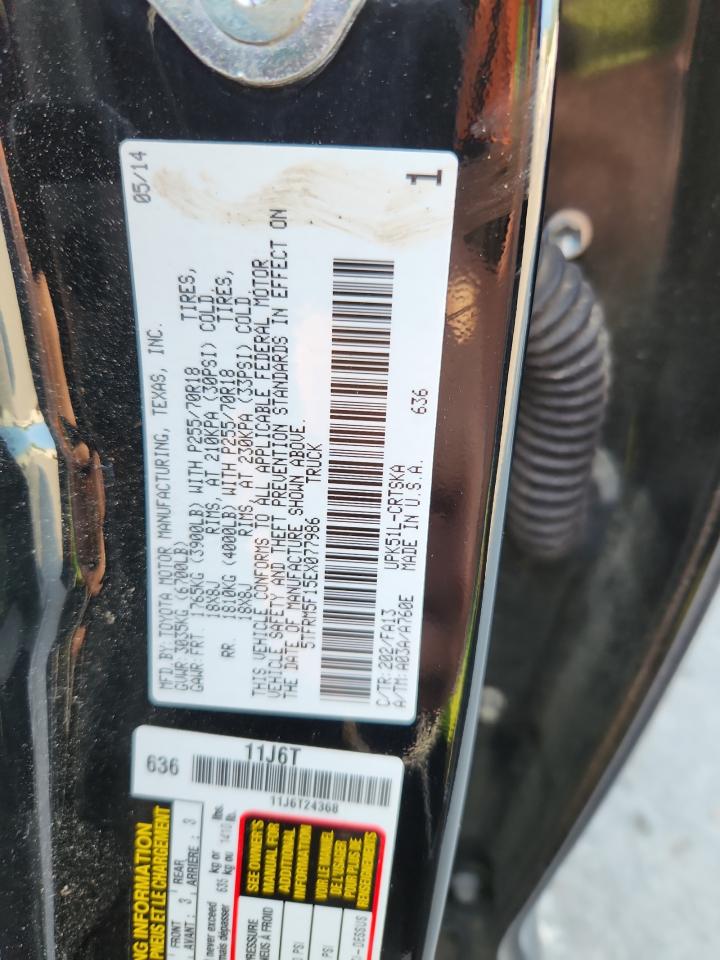 TOYOTA TUNDRA 2014 VIN 5TFRM5F15EX077986 фото 12