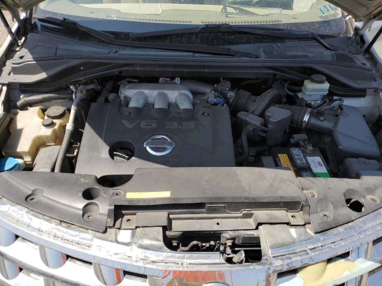 2005 Nissan Murano Sl VIN: JN8AZ08W05W414343 Lot: 62405595