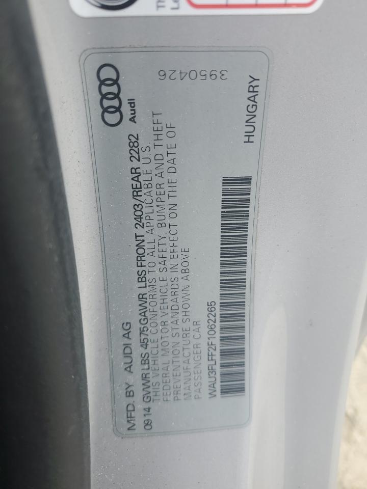 2015 Audi A3 Premium Plus VIN: WAU3FLFF2F1062265 Lot: 60502725