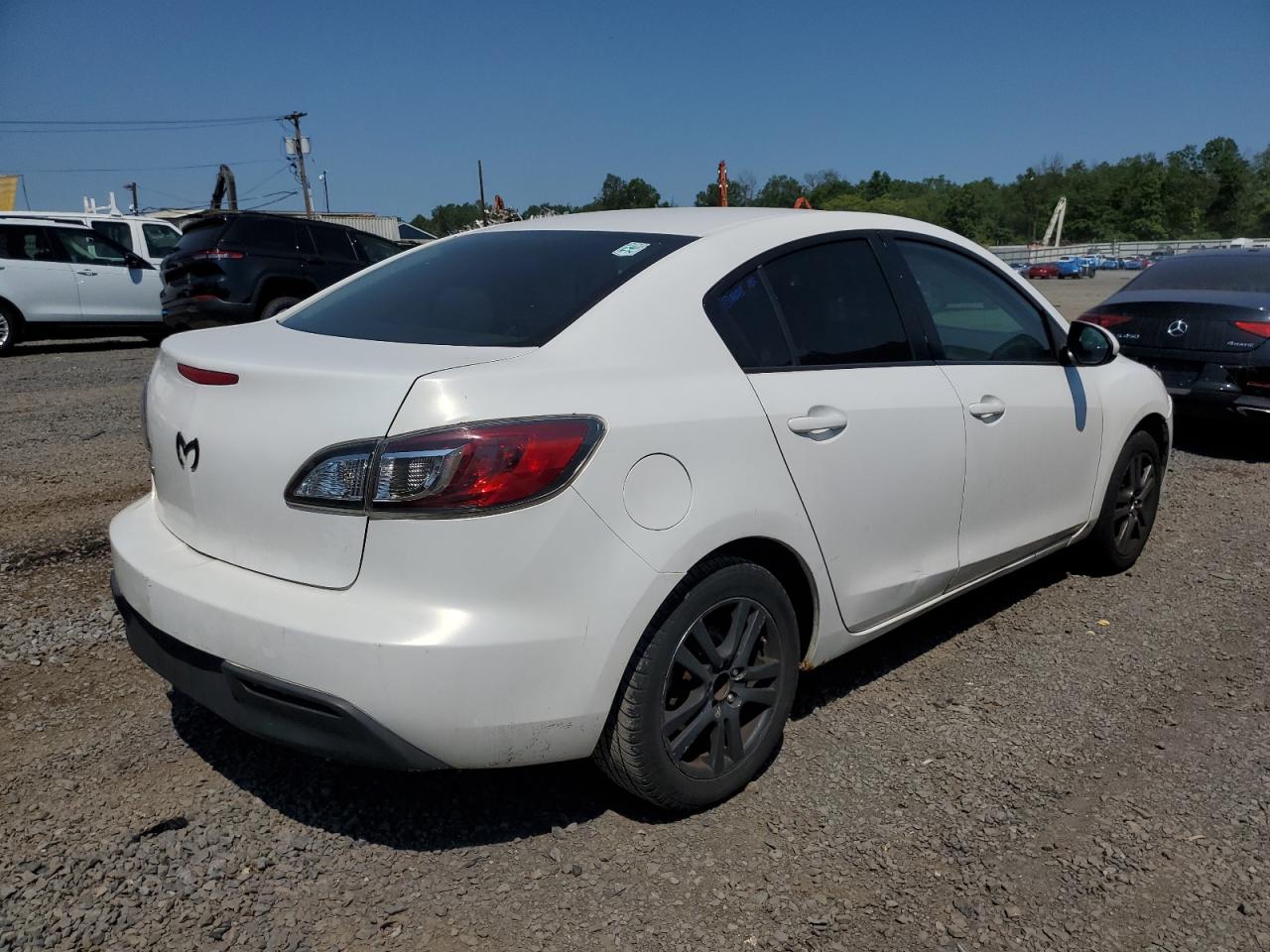 2010 Mazda 3 I white null gas JM1BL1SG3A1207039 photo #4