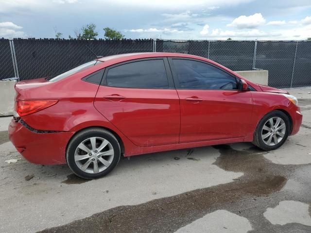  HYUNDAI ACCENT 2014 Czerwony