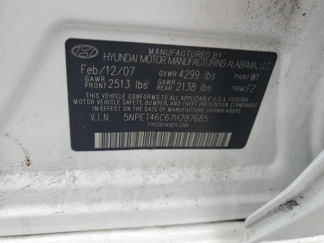 2007 HYUNDAI SONATA GLS  