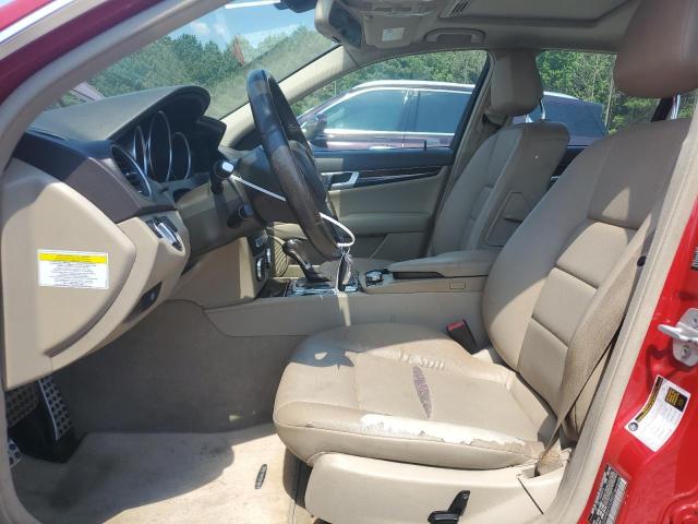 Sedans MERCEDES-BENZ C-CLASS 2014 Czerwony