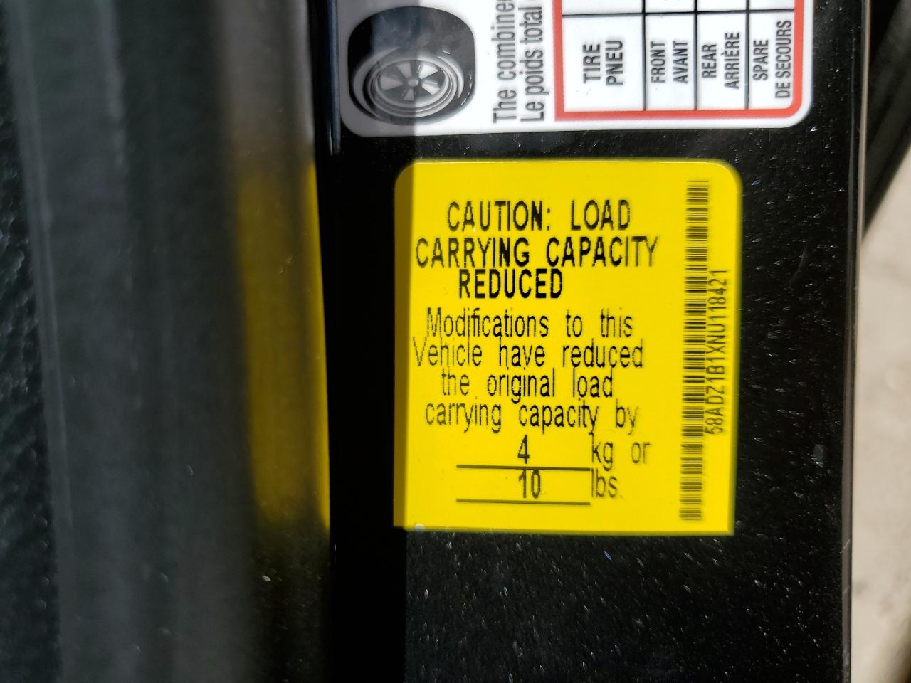 2022 Lexus Es 350 Base VIN: 58ADZ1B1XNU118421 Lot: 60964135