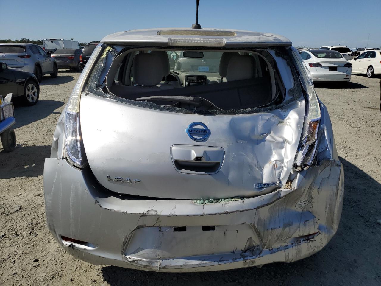 2012 Nissan Leaf Sv VIN: JN1AZ0CP7CT027124 Lot: 56902135