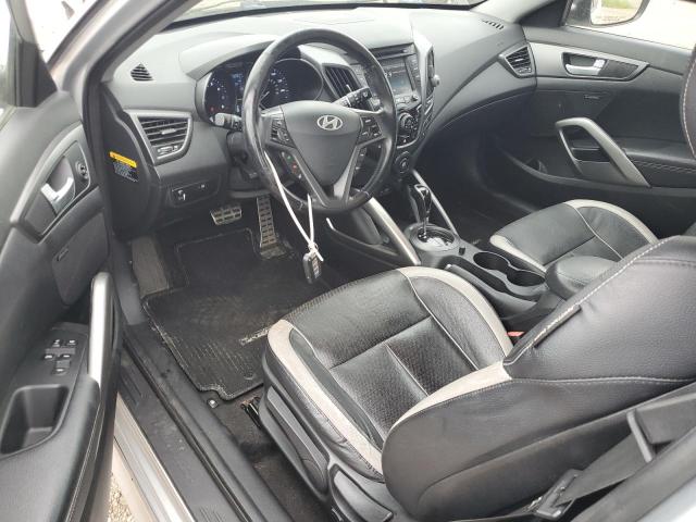  HYUNDAI VELOSTER 2014 Серебристый
