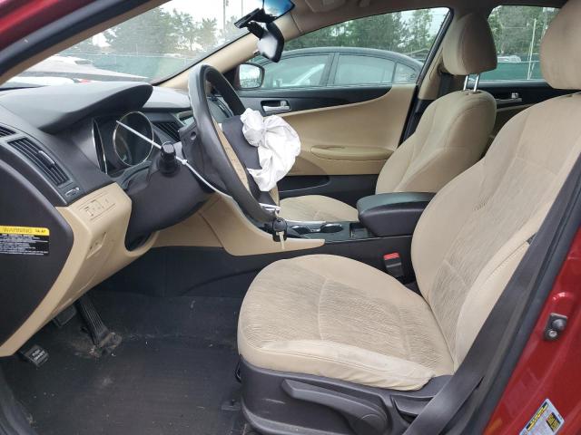 Sedans HYUNDAI SONATA 2012 Czerwony