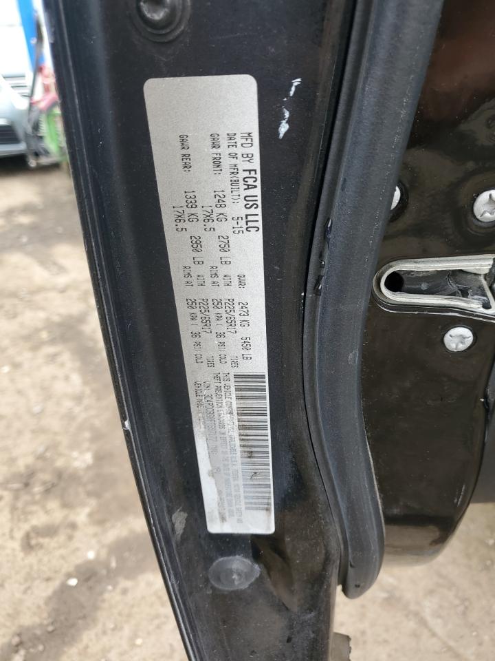 2015 Dodge Journey Sxt VIN: 3C4PDCBG0FT697177 Lot: 63073065