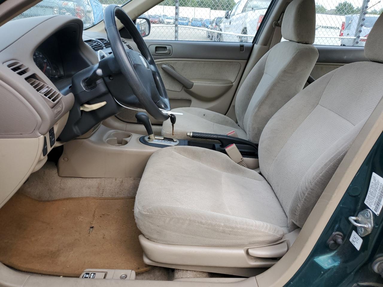 2001 Honda Civic Lx VIN: 1HGES16521L059707 Lot: 62904995