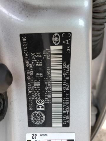 2009 TOYOTA COROLLA BASE  