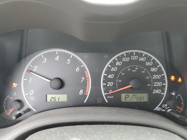 2009 TOYOTA COROLLA BASE  