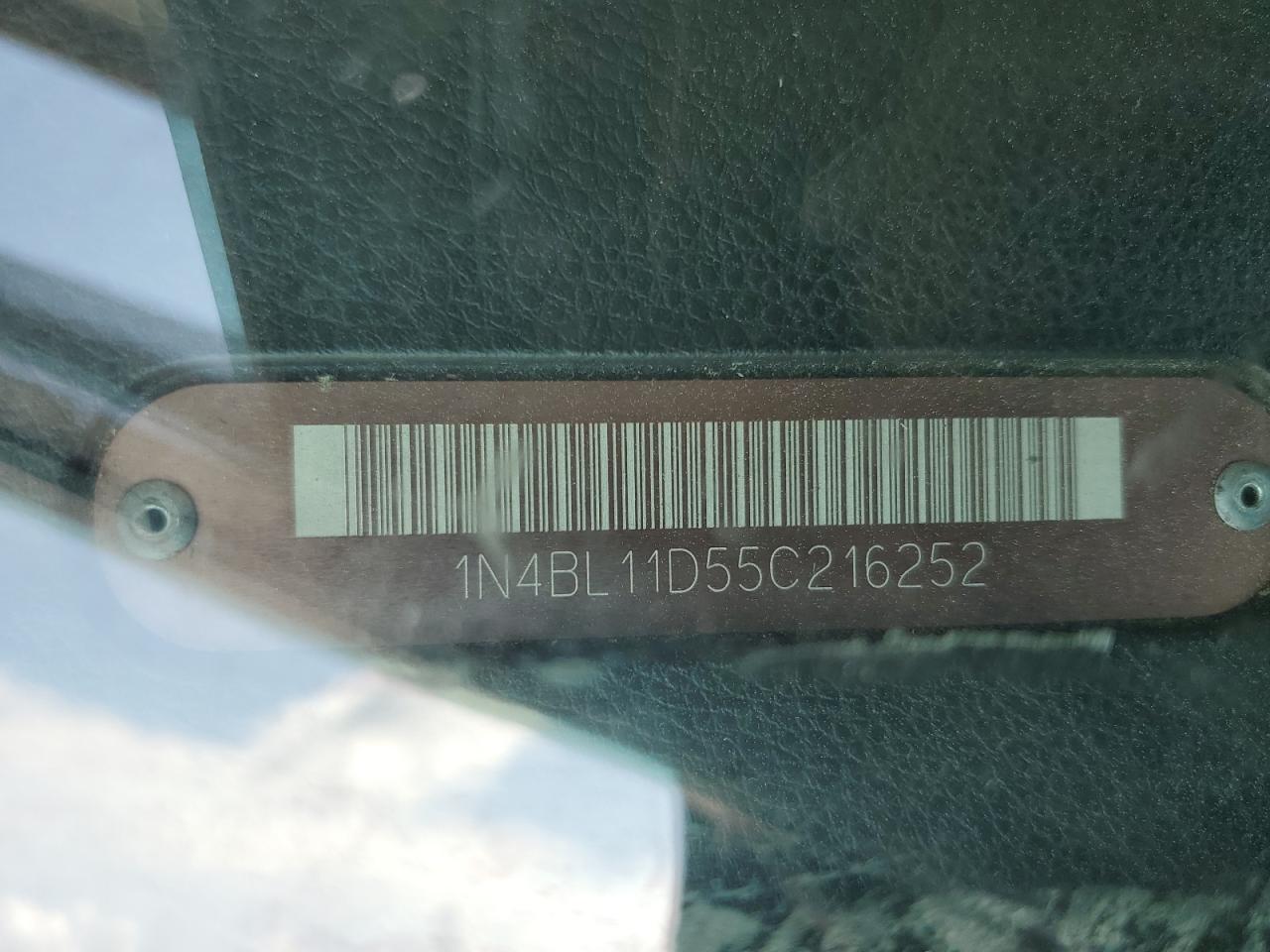 NISSAN ALTIMA 2005 VIN 1N4BL11D55C216252 photo 12