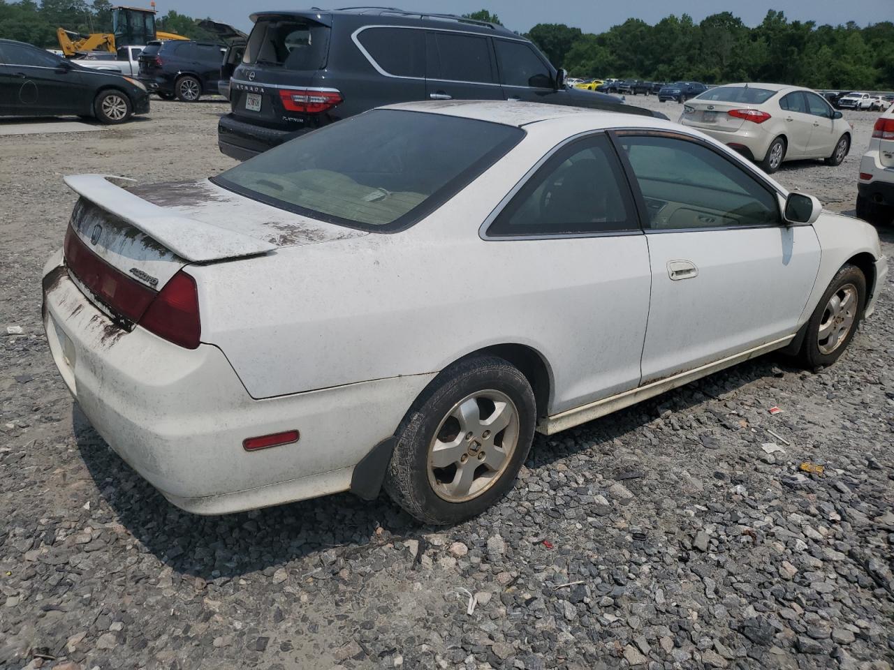 2001 Honda Accord Ex white null gas 1HGCG32521A033078 photo #4