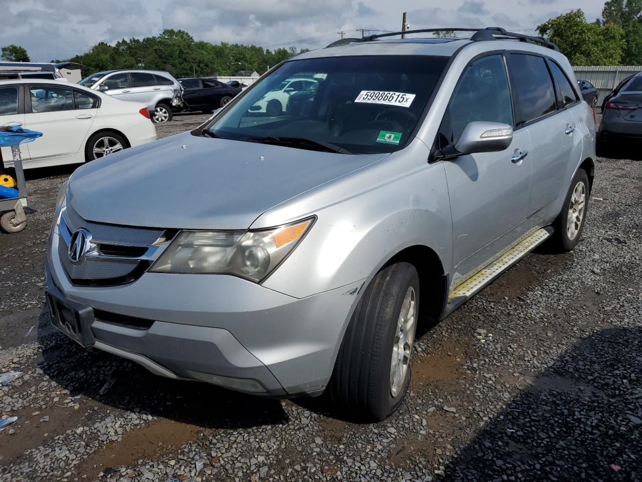 2008 Acura Mdx Technology de vânzare în Hillsborough, NJ - Minor Dent/Scratches