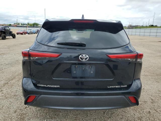  TOYOTA HIGHLANDER 2022 Czarny