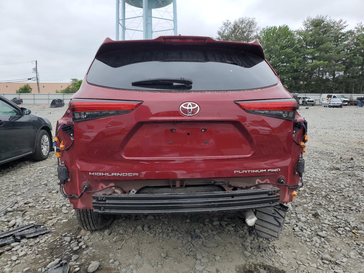 2022 Toyota Highlander Platinum VIN: 5TDFZRBH6NS216625 Lot: 62178735