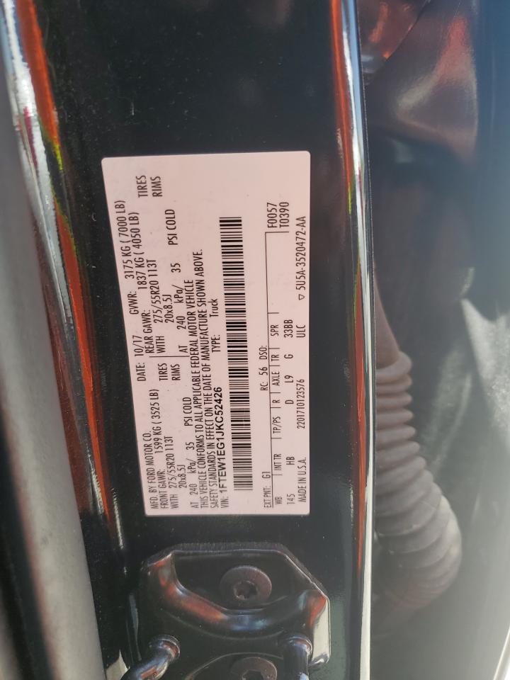 FORD F-150 2018 VIN 1FTEW1EG1JKC52426 фото 12