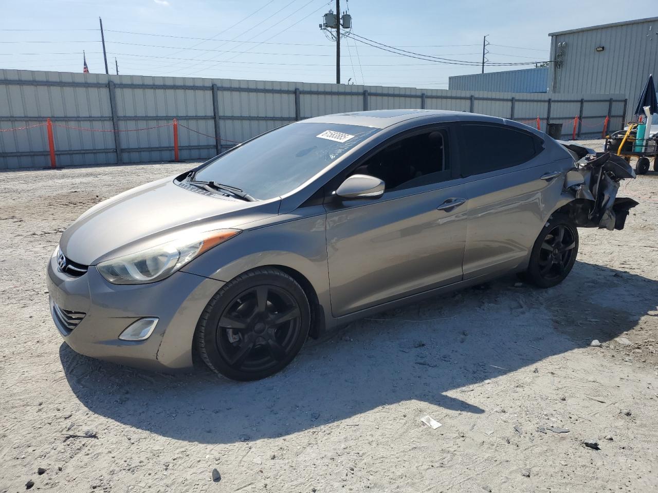 2013 Hyundai Elantra Gl 1.8L продається в Jacksonville, FL - Rear End