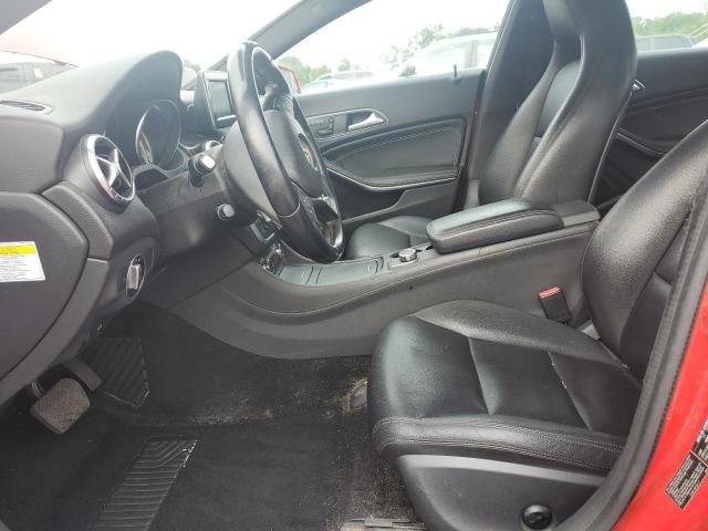  MERCEDES-BENZ CLA-CLASS 2014 Czerwony