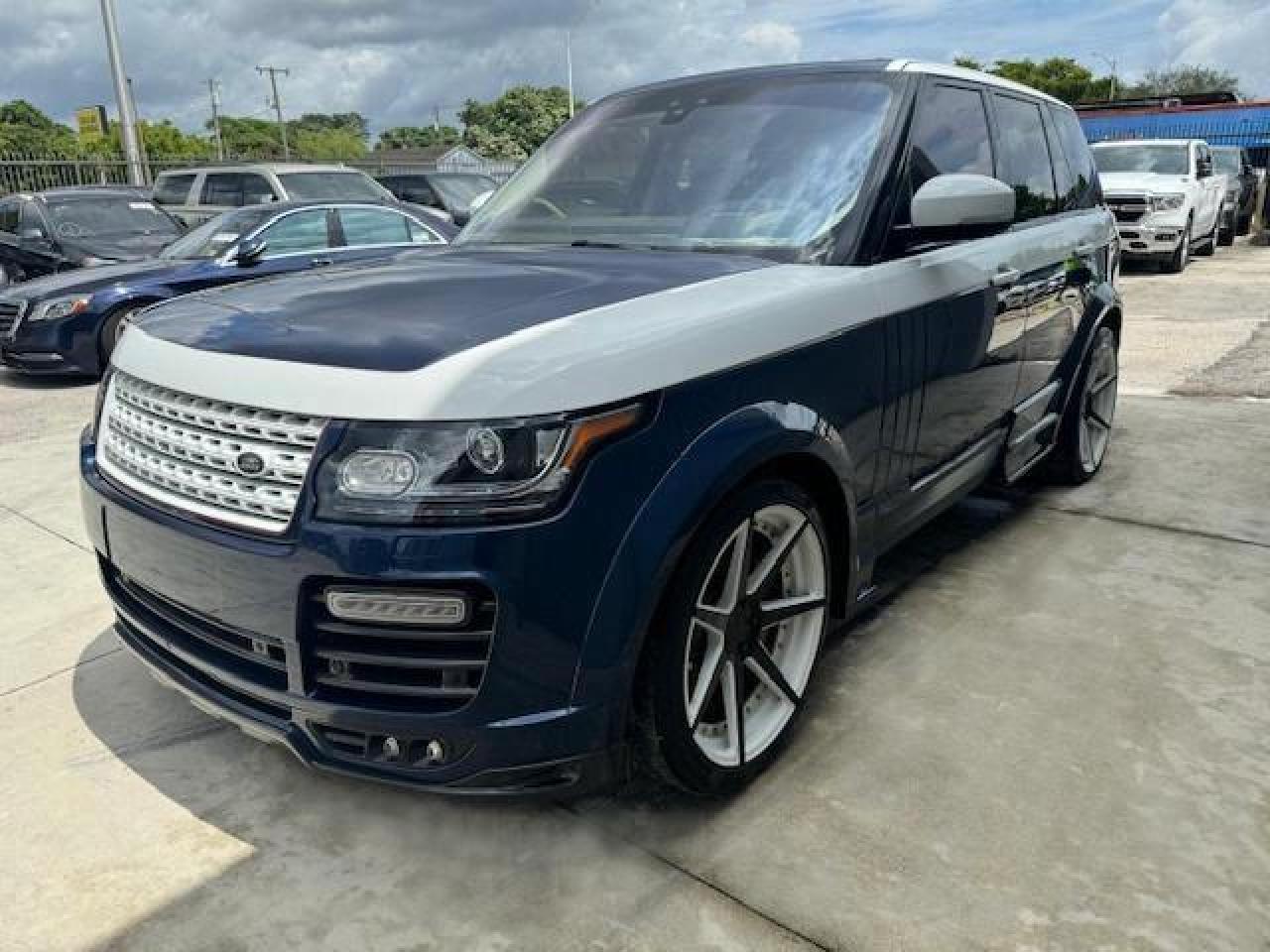 2017 Land Rover Range Rover Supercharged for Sale in Miami, FL - Water/Flood