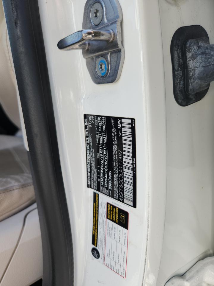 2020 Mercedes-Benz Gls 580 4Matic VIN: 4JGFF8GE3LA177497 Lot: 59499885